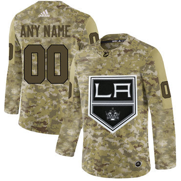 Los Angeles Kings Camo Customized  Jersey Stitched