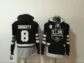 Los Angeles Kings #8 Drew Doughty Pullover Hoodie Black