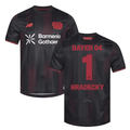 Lukas Hradecky 1 Bayer Leverkusen 2025 Home Match Jersey – Black