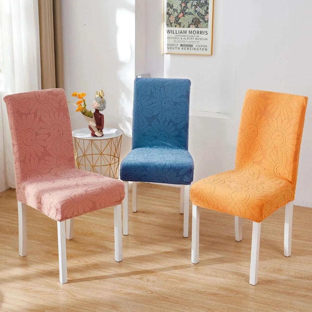 Fleur Smiley Flower Stretch Chair Cover