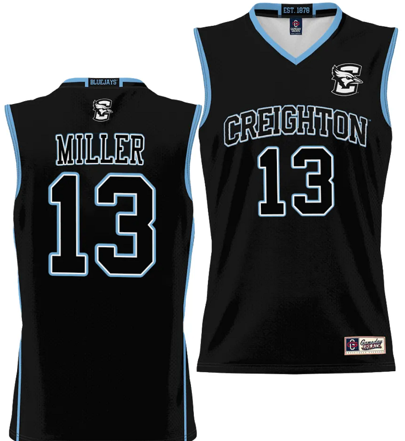 Mason Miller Jersey #13 Creighton Bluejays College NIL Basketball Lightweight