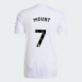 Manchester United 2025-26 Away MOUNT 7 Match Jersey – White