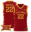 Milan Momcilovic Jersey #22 Iowa State 2024 Lightweight Basketball Cardinal