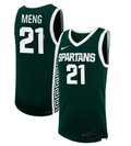 Mary Meng Jersey #21 Michigan State Spartans NIL Basketball Green