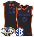 Men Joakim Noah Jersey #13 Florida Gators 2025 SEC Champions Stitched Black