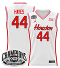 Men Elvin Hayes Jersey #44 Houston Cougar 2025 Big 12 Champions Stitched White