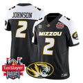 Marquis Johnson Jersey #2 Missouri Tigers 2025 Gator Bowl Vapor Stitched