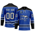 MTSU Blue Hockey Custom Jersey - All Stitched