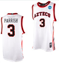 Micah Parrish Jersey San Diego State Aztecs College Basketball 2023 NCAA March Madness White #3