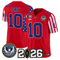 Malachi Toney Jersey #10 Miami Hurricanes America 250 Edition 2026 CFP Stitched