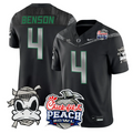 Malik Benson Jersey #4 Oregon Ducks Mummy Duck 2026 Peach Bowl Stitched Black