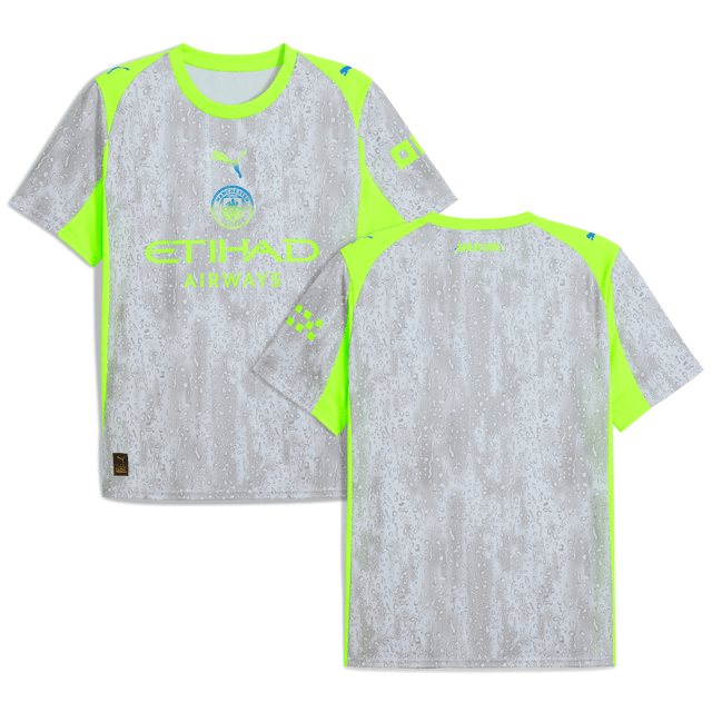 Manchester City 2025-26 Third Men Jersey – Gray