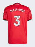 Manchester United Home 2025-26 MAZRAOUI 3 Match Jersey – Red
