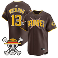 Manny Machado Jersey #13 Padres One Piece Premier Limited Stitched