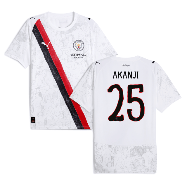 Nathan Ake 6 Manchester City 2025-26 Home Men Jersey – Sky Blue