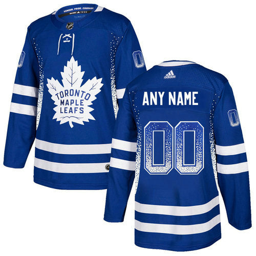Maple Leafs Blue  Customized Drift Fashion Jersey Stitched