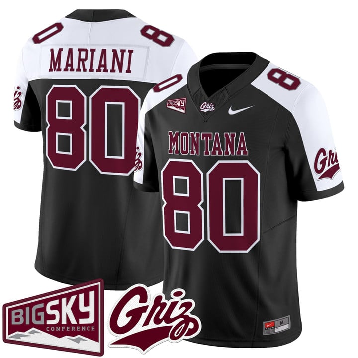 Marc Mariani Jersey #80 Montana Grizzlies 2025 Vapor Stitched