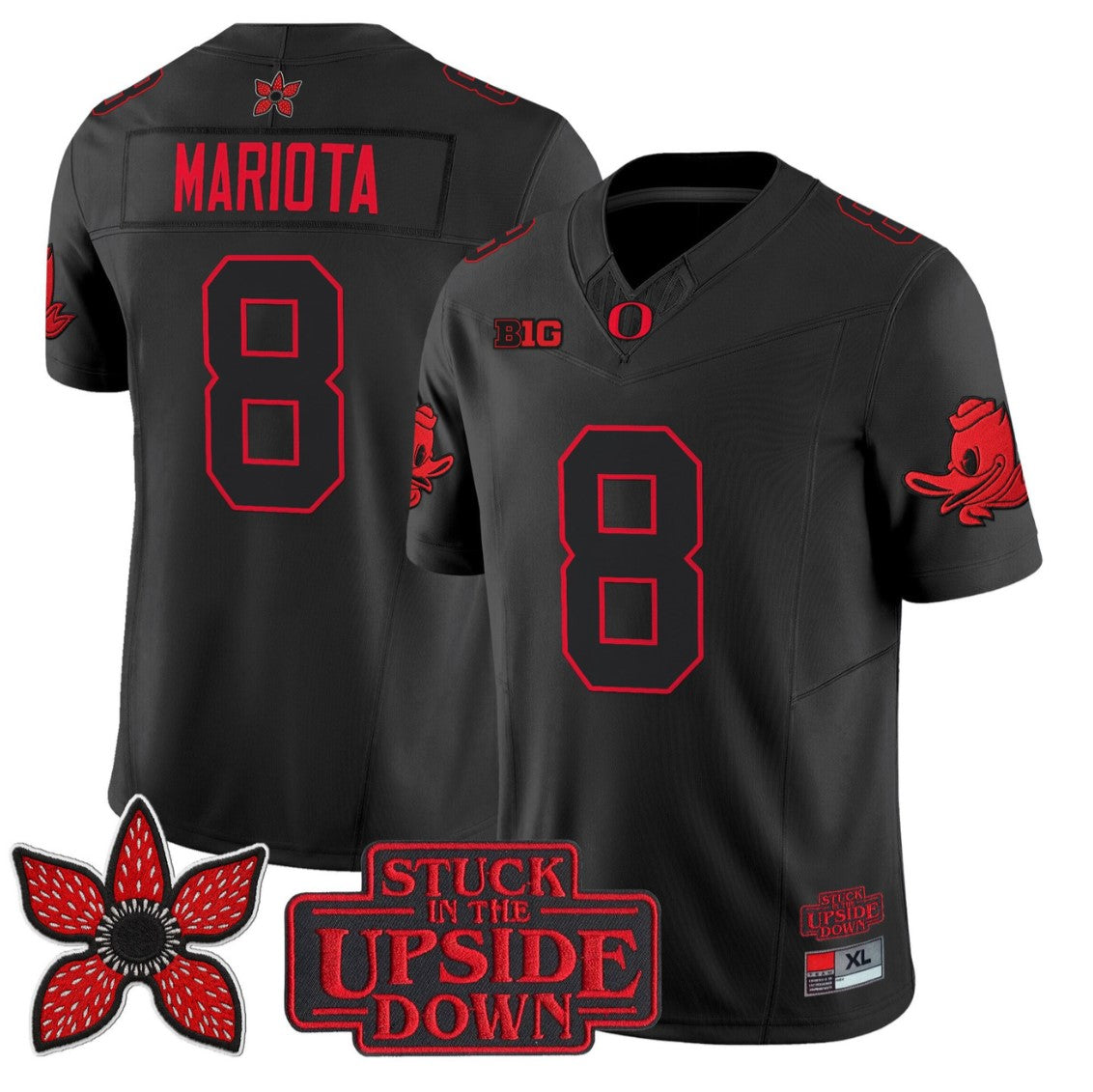 Marcus Mariota Jersey #8 Oregon Ducks Stranger Things Edition Limited Stitched