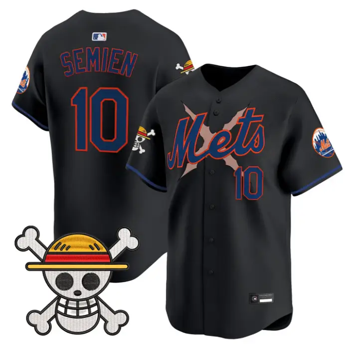Marcus Semien Jersey #10 New York Mets One Piece Premier Stitched