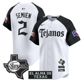 Marcus Semien Jersey #2 Texas Rangers Mexico Tejano Barrio Style Vapor Limited Stitched