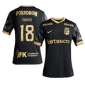 Marino Hinestroza 18 Atlético Nacional 2025-26 Away Men Jersey – Black