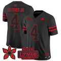 Mark Fletcher Jr Jersey #4 Miami Hurricanes Stranger Things Edition Stitched