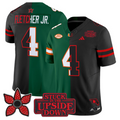 Mark Fletcher Jr Jersey #4 Miami Hurricanes Upside Down Edition Stitched