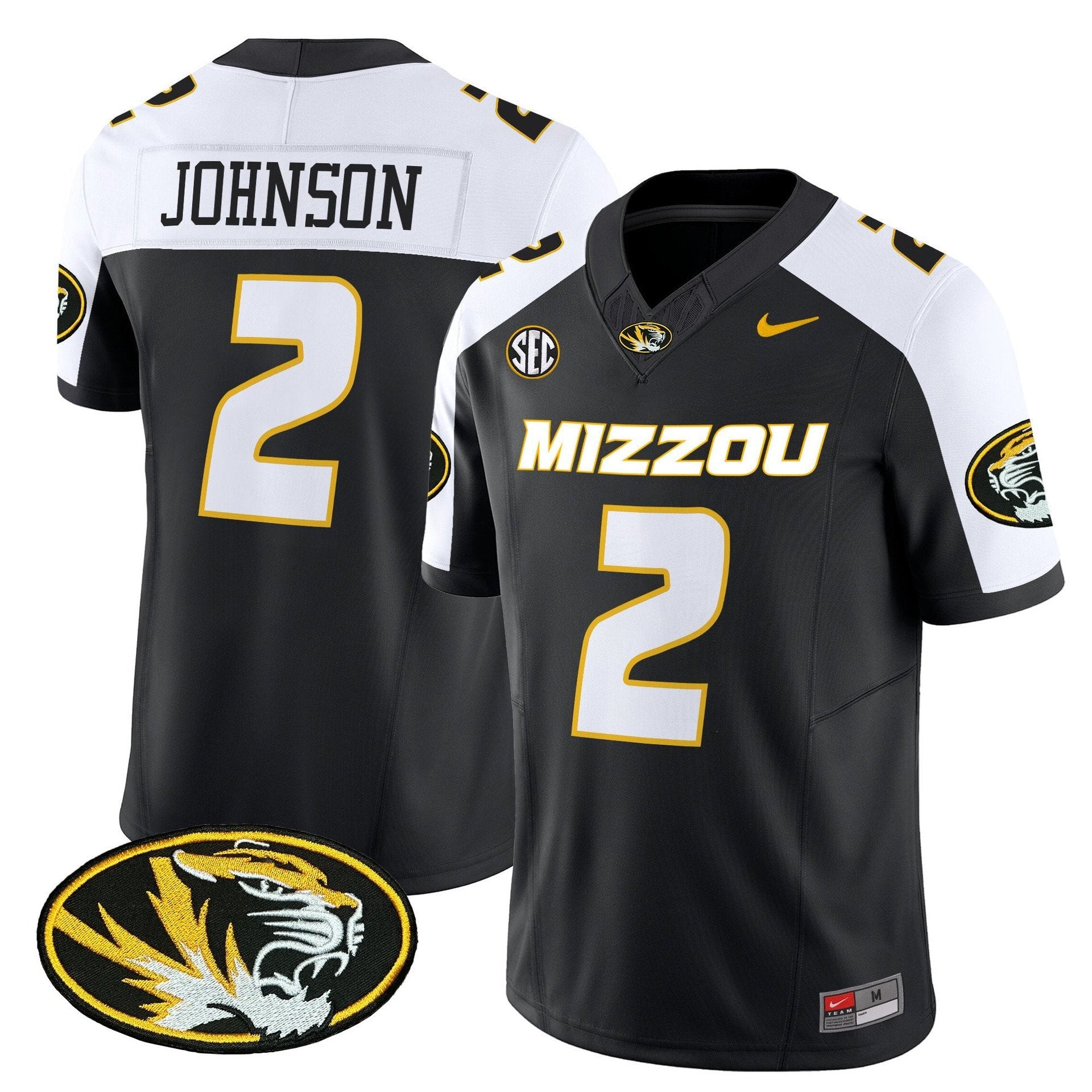 Marquis Johnson Jersey #2 Missouri Tigers 2025 Vapor Limited Stitched
