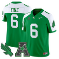 Mason Fine Jersey #6 North Texas Mean Green 2025 Vapor Stitched