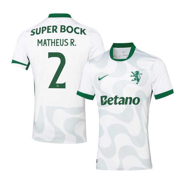 Matheus Reis 2 Sporting CP 2025-26 Third Match Jersey – White