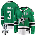 Matt Dumba 3 Dallas Stars 2025 STANLEY CUP Final Patch Home Men Jersey Black
