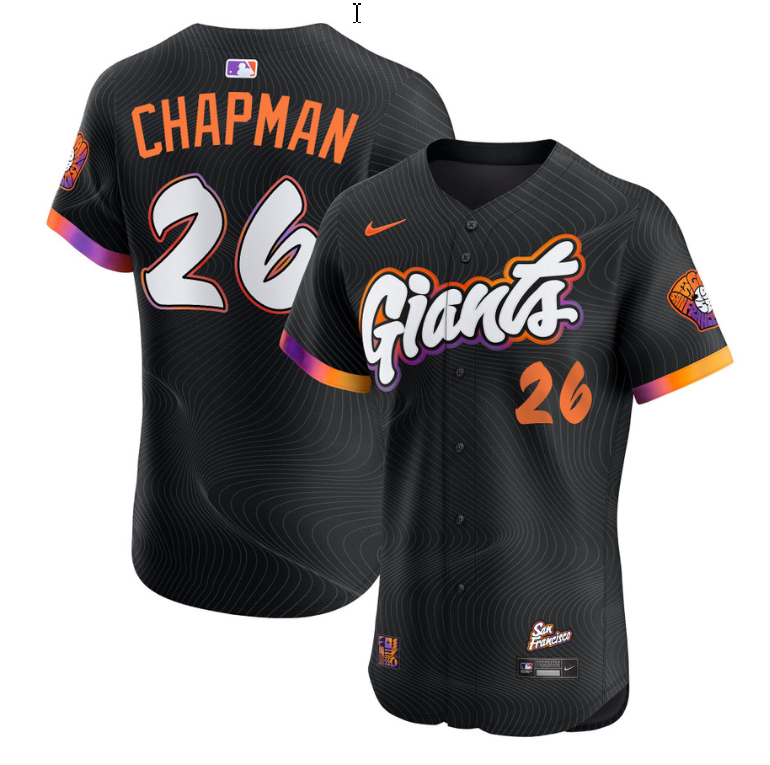Matt Chapman Jersey #26 San Francisco Giants 2025 City Connect Vapor Premier Stitched
