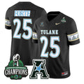 Matt Forte Jersey #25 Tulane Green Wave City Edition 2025 AAC Champions