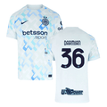 Matteo Darmian #36 Inter Milan 2025-26 Away Match Jersey – White
