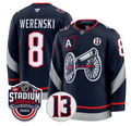Men Zach Werenski Jersey #8 Columbus Blue Jackets 2025 Stadium Series Stitched