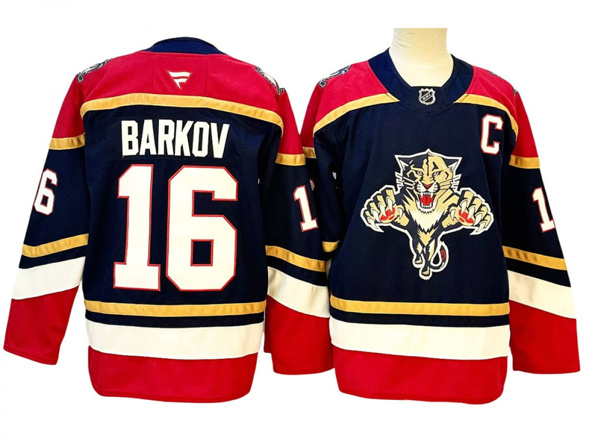 Men Florida Panthers #16 Aleksander Reverse Retro Jersey