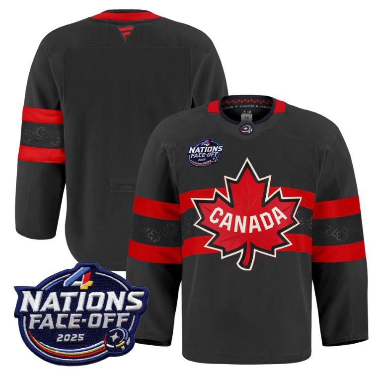 Men Team Jersey Canada 4 Nations Face-Off 2025 Pro Stitched