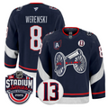 Men Zach Werenski Jersey #8 Columbus Blue Jackets 2025 Stadium Series