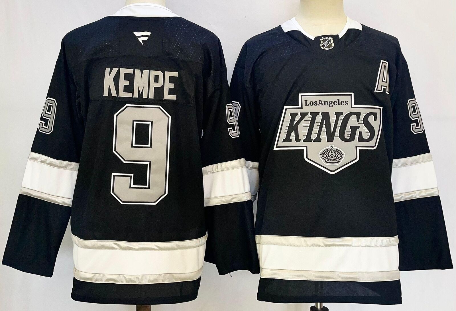 Men’s Adrian Kempe Jersey #9 Los Angeles Kings Black All Stitched