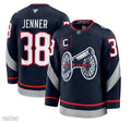 Men’s Boone Jenner Jersey #38 Columbus Blue Jackets Navy All Stitched