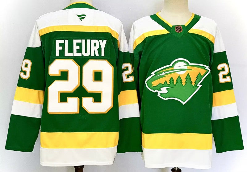 Minnesota Wild #29 Marc-Andre Fleury Jersey 2025 Premium Stitched