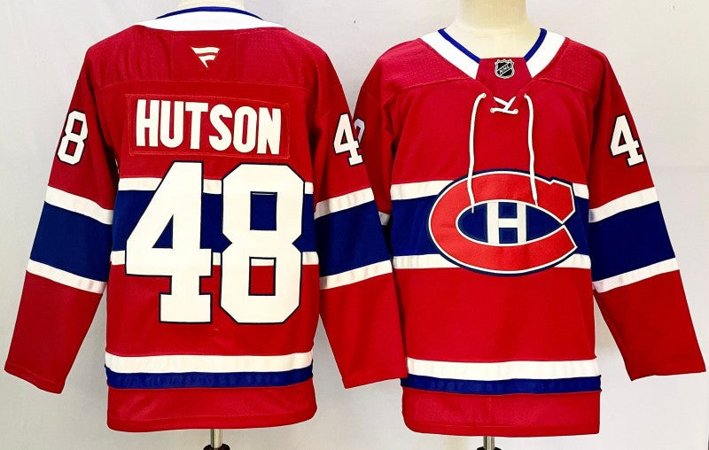 Montreal Canadiens #48 Lane Hutson Jersey 2025 Premium Stitched