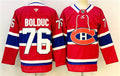 Men's Montreal Canadiens #76 Zack Bolduc Jersey Red 2024-25 Stitched