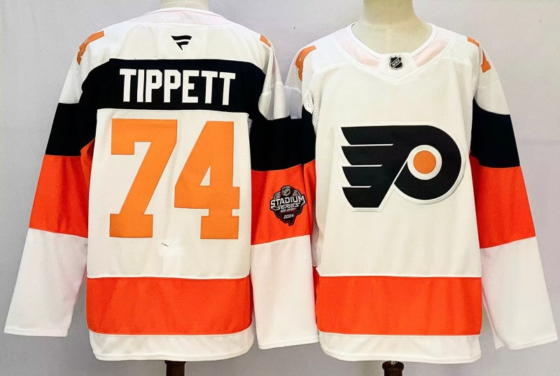 Philadelphia Flyers #74 Owen Tippett Jersey 2025 Premium Stitched