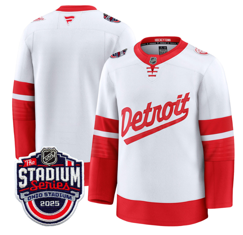 Men's Vladimir Tarasenko Jersey #91 Detroit Red Wings 2025 Stadium Series