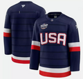 Men's Team USA Navy 2025 4 Nations Face-Off Stitched Jersey