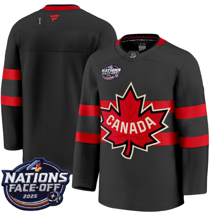 Men's Team Jersey Canada 4 Nations Face-Off 2025 Stitched