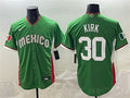 Mexico Baseball #30 Alejandro Kirk Jersey Green 2026 World Baseball Classic Home Stadium Stitched