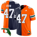 Michael Irvin Jersey #47 Miami Hurricanes Split Vapor Limited Football Stitched