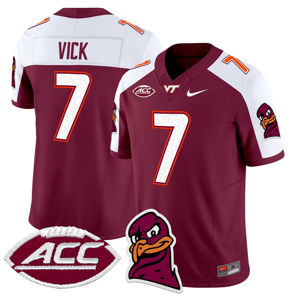 Michael Vick Jersey #7 Virginia Tech Hokies 2025 Stitched